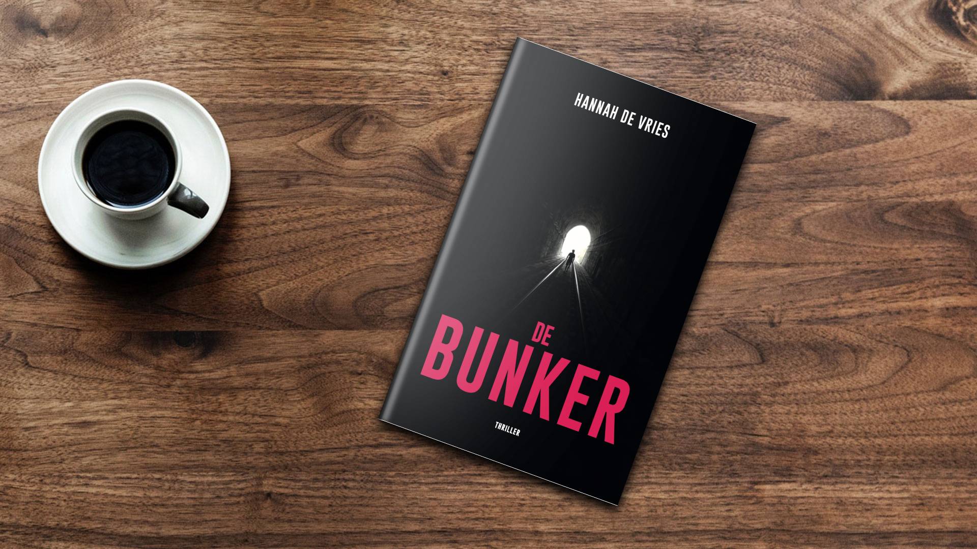 Cover design voor thriller 'De Bunker' van Bob Dijkgraaf